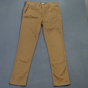 Mountain Khakis Teton Pants Men's 34 x34 Brown Pant Modern Fit Cotton Chino